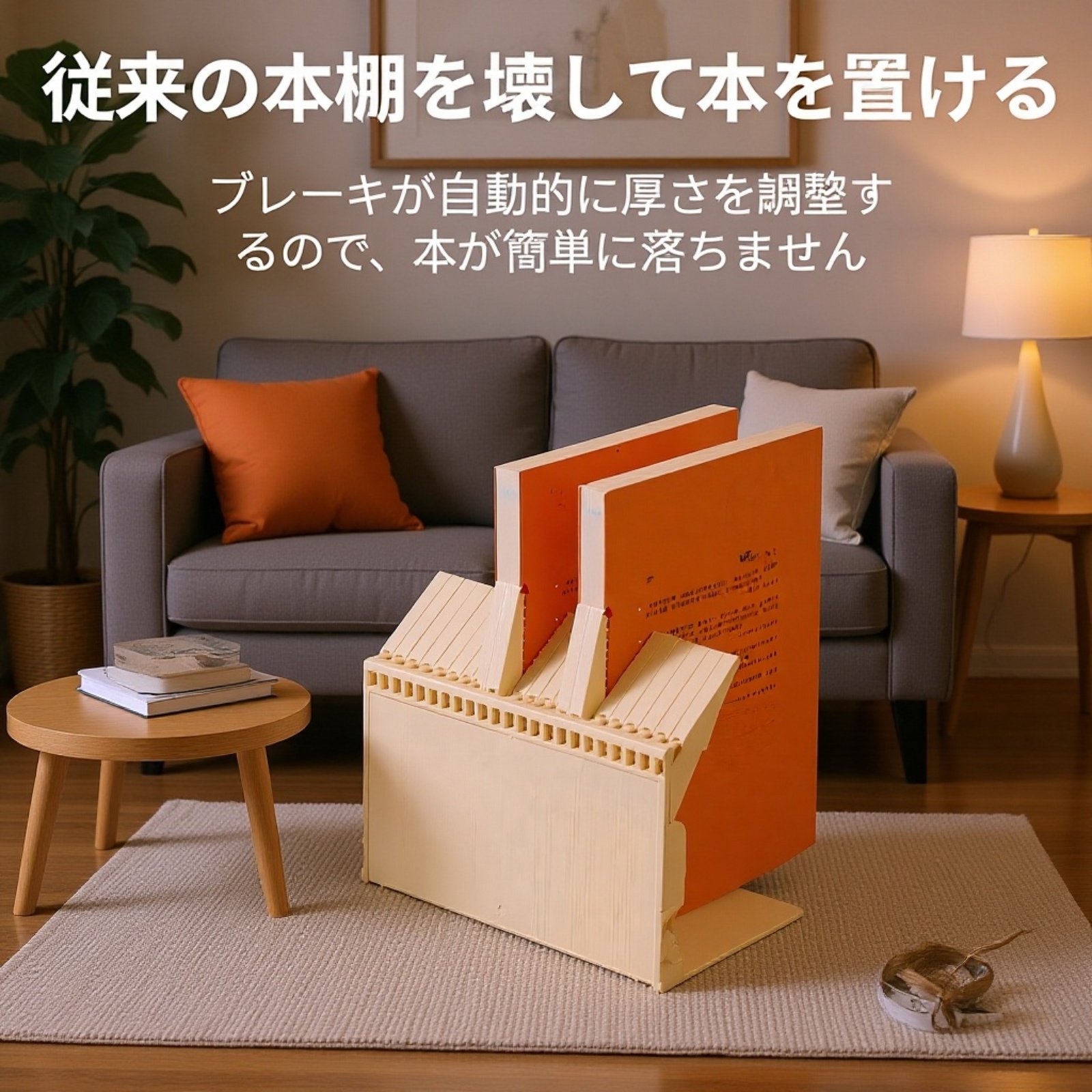 デスク用本立て収納ラック