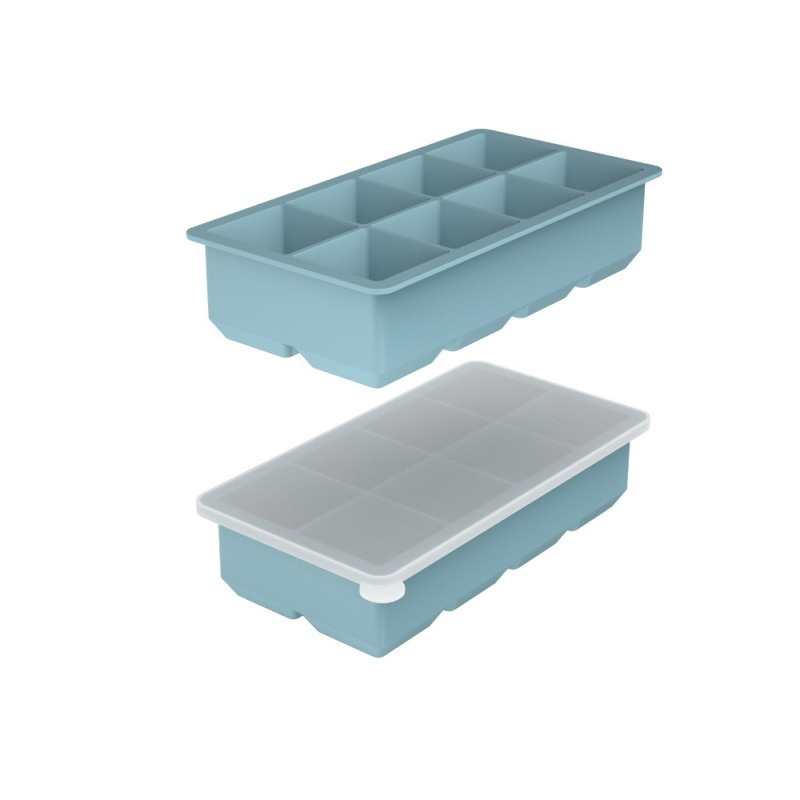 Household 4-Grid Ice Cube Tray with Lid