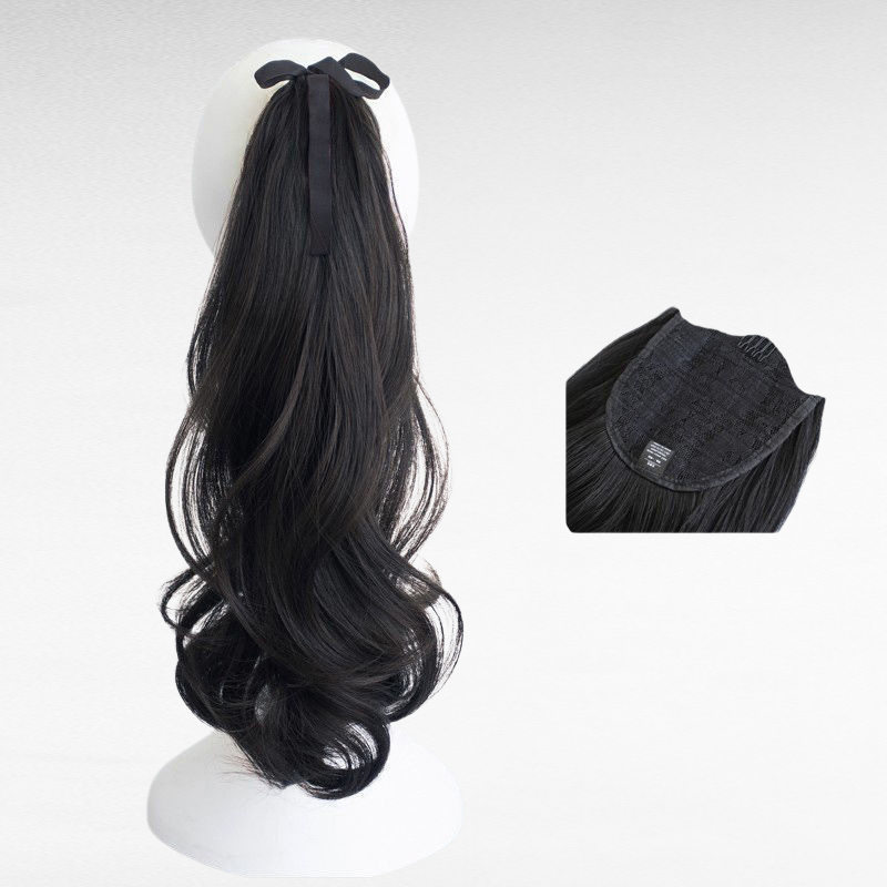 웨이브 포니테일 가발 
