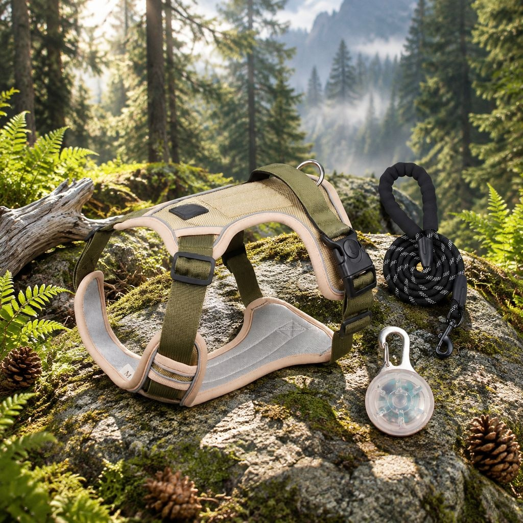 Reflexionsleine für große Hunde, robuste und reißfeste Hundeleine für Outdoor-Spaziergänge