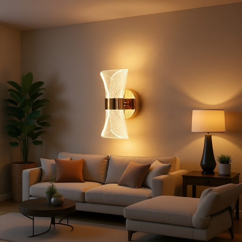 Éclairage mural contemporain pour chambre