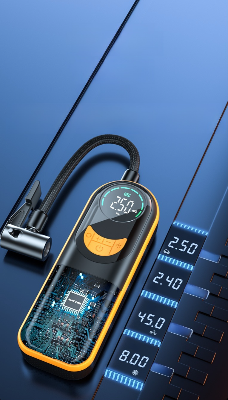 자동차, 자전거, 오토바이 모두 사용 가능한 펌프