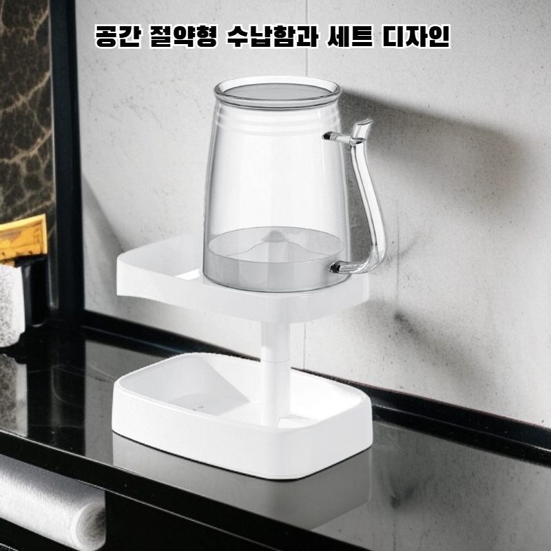 세면컵과 칫솔 세트