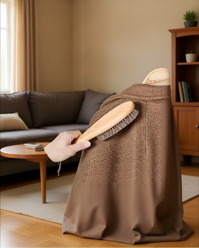 Cepillo para el mantenimiento de abrigos y suéteres de lana