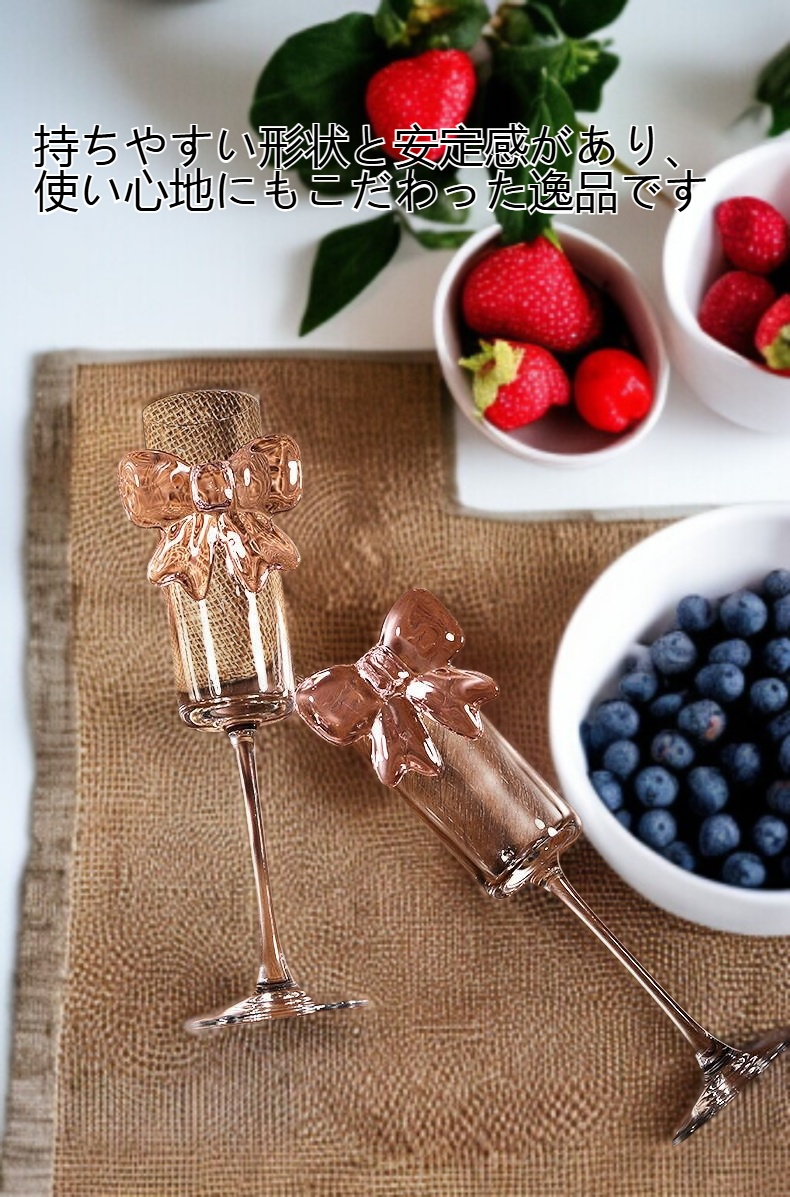 パーティー用高級ガラス製シャンパンフルートの使用シーン