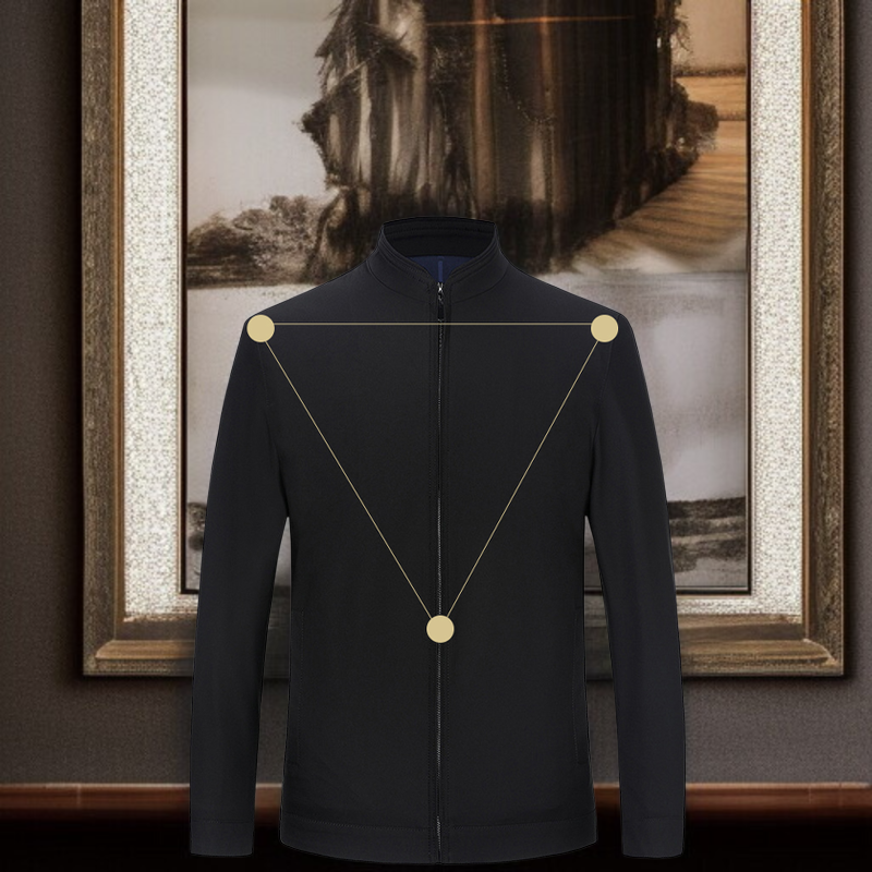 春用メンズチャイナジャケット・リバーシブル・ビジネスカジュアル・父親スタイル