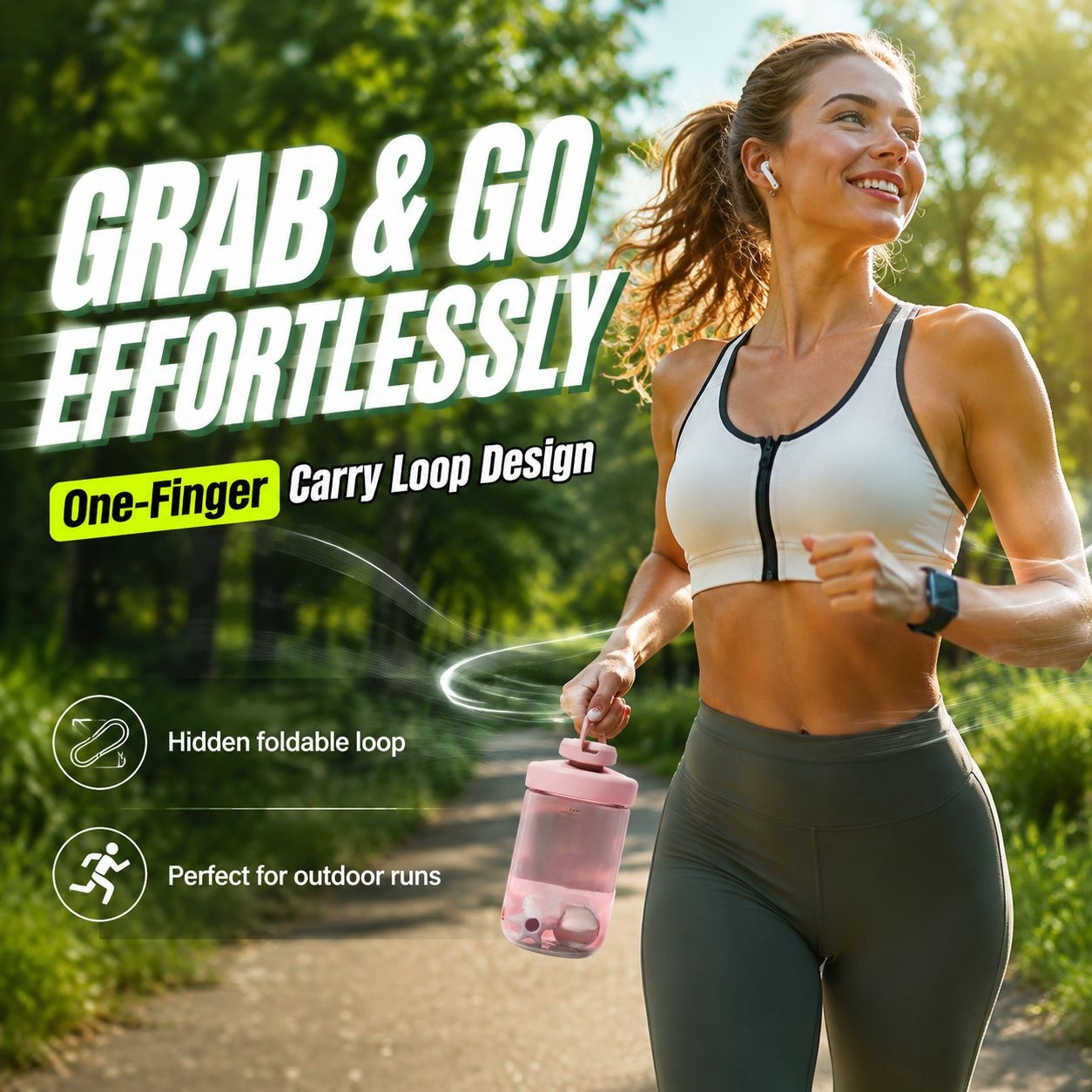 Large Capacity Fitness Shaker Cup