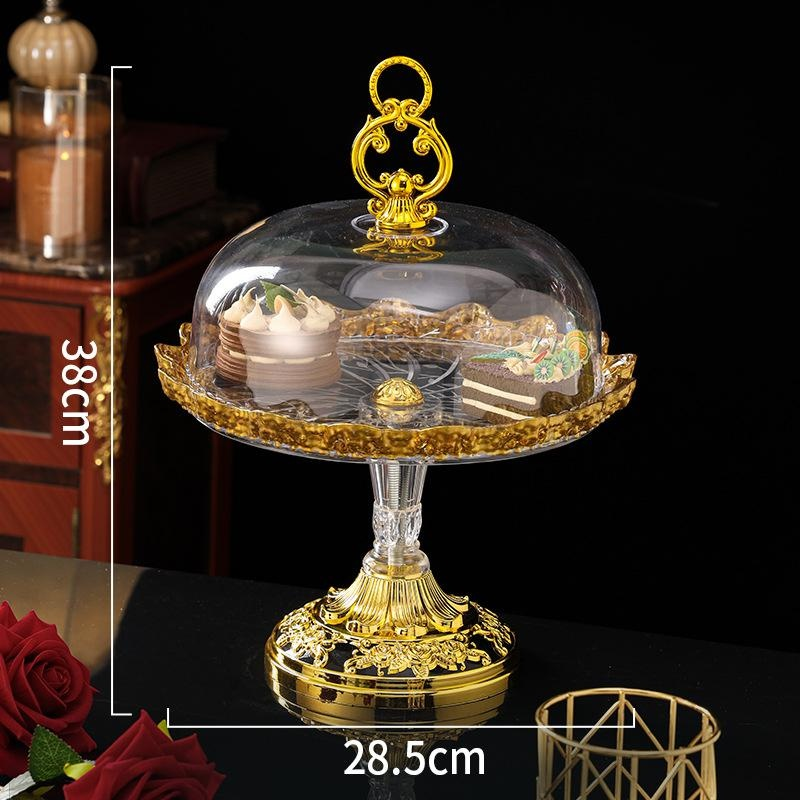 Luxury Gold-painted Dessert Plate for Afternoon Tea