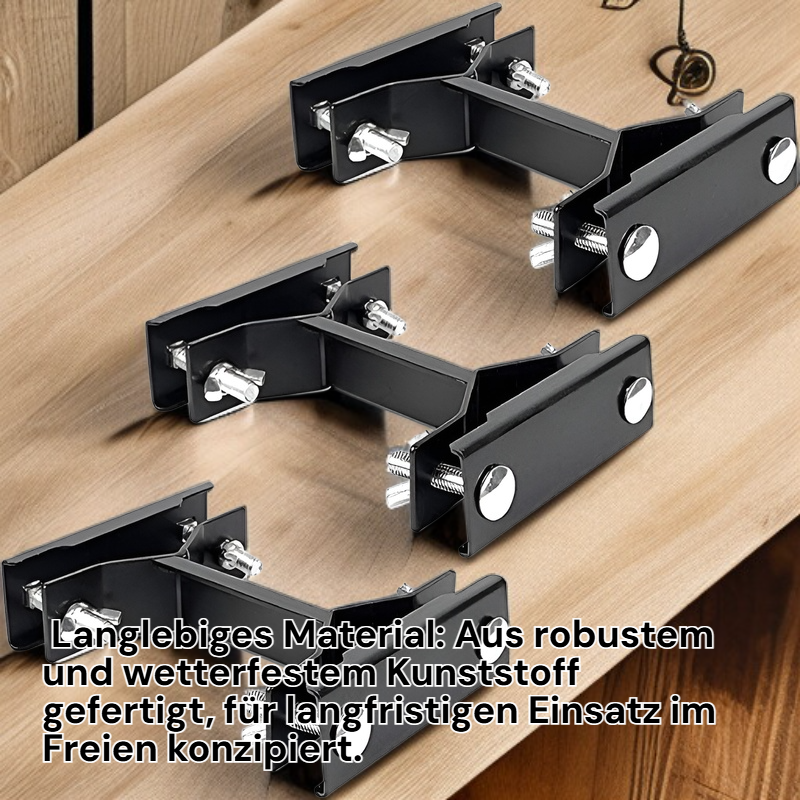 Garten Sonnenschirm Befestigungsclips, 3-teiliges Set für Schirmstangen