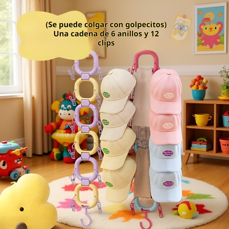 Estante de almacenamiento para ropa y sombreros Dopamina 