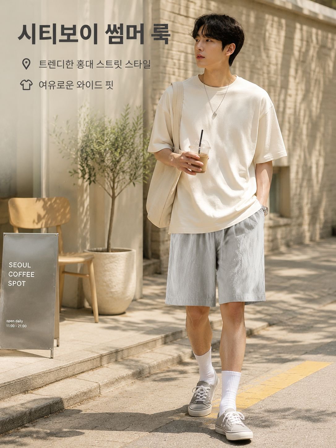 남성용 오부 반바지 여름 캐주얼 반바지
