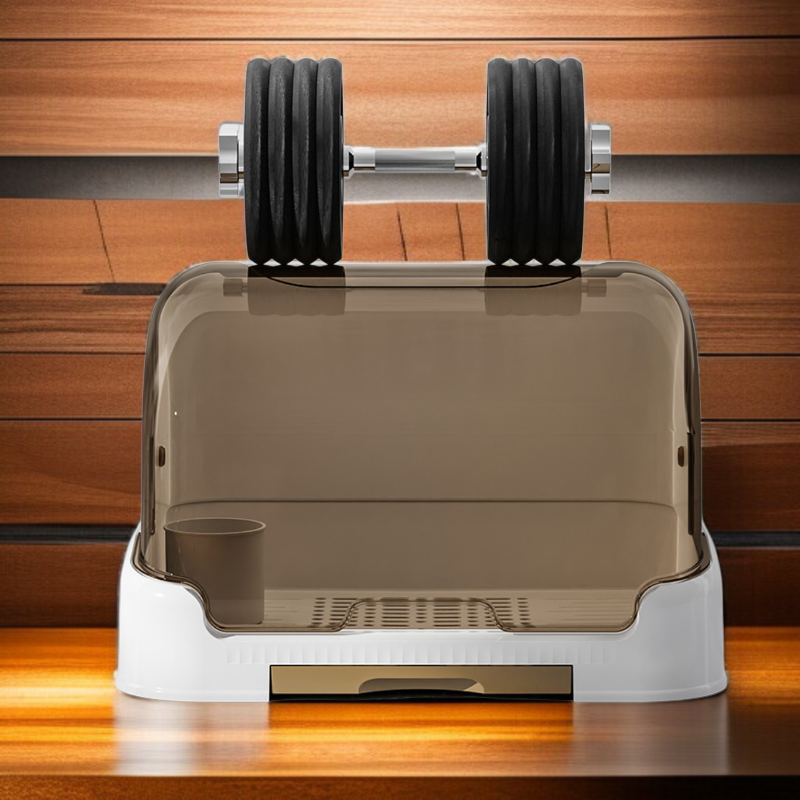 병건조함,병보관함,병랙,데스크탑방진,유리물컵,컵물받이보관함,덮개포함 트레이랙