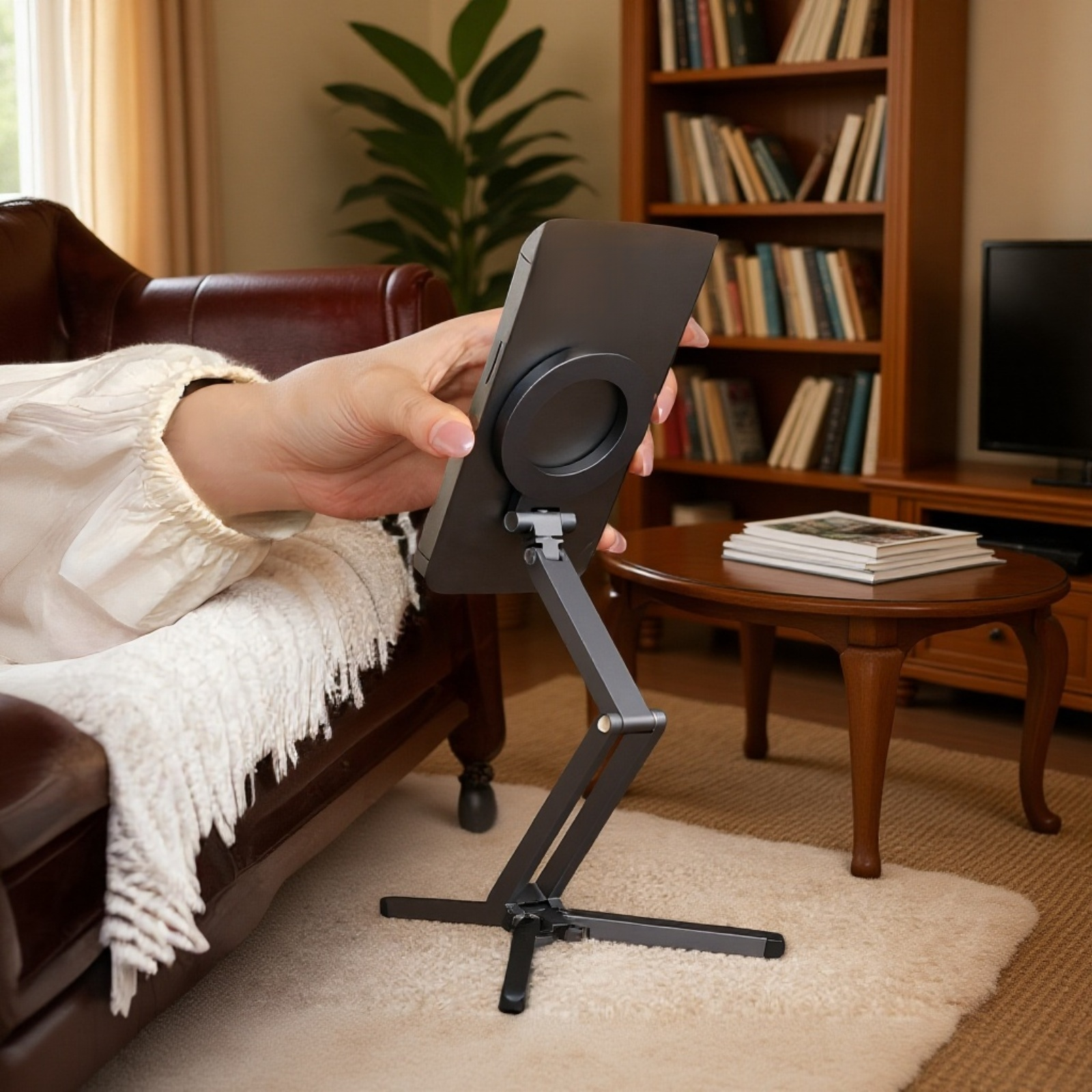 Soporte portátil plegable para teléfono inteligente