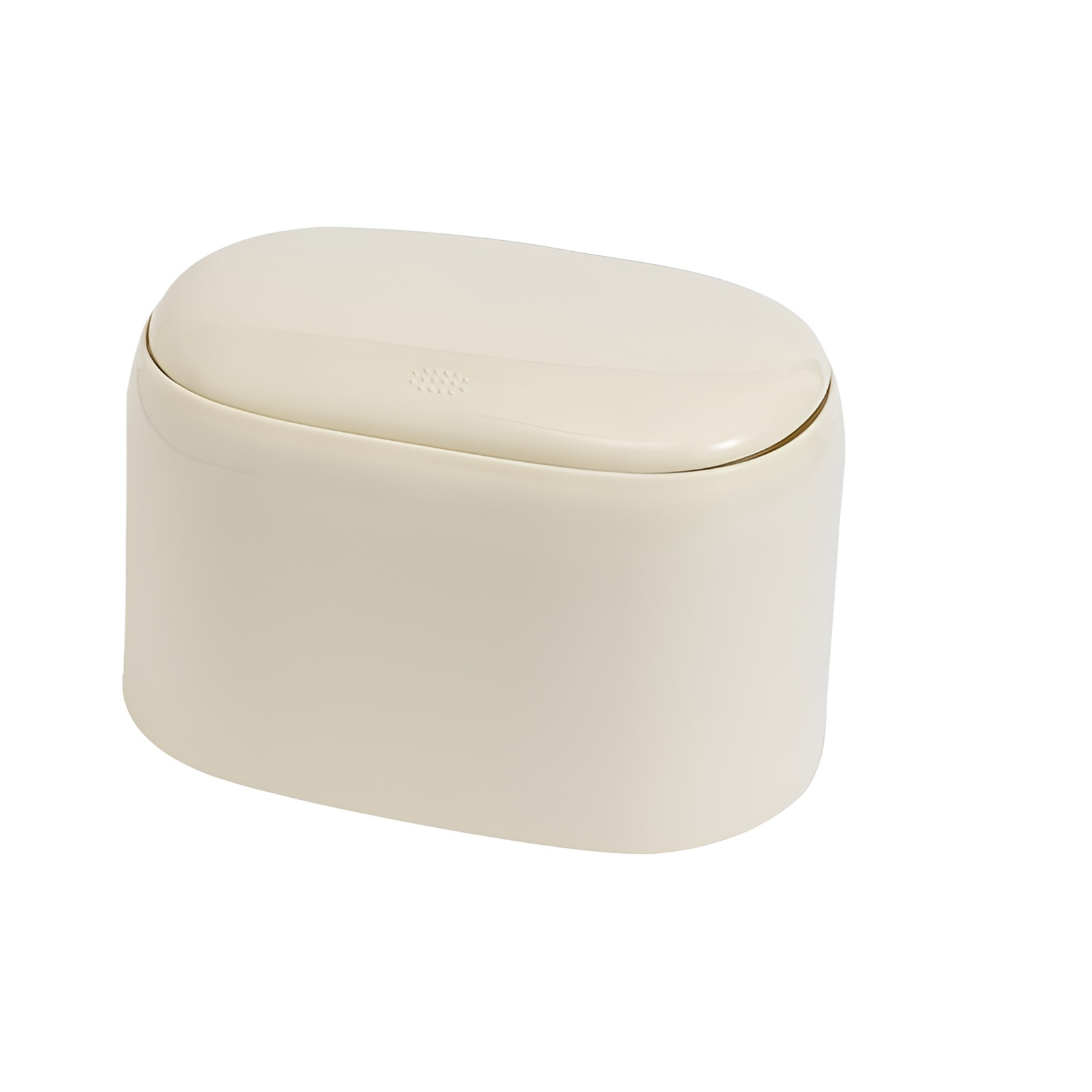 Press to open the countertop storage box.