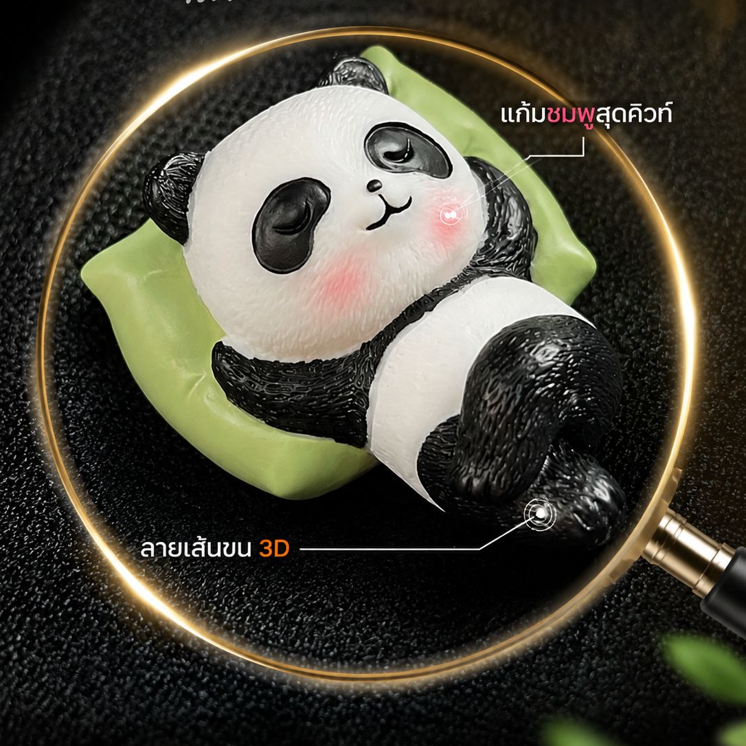 ตุ๊กตาตกแต่งคอนโซลหน้ารถรูปสัตว์นอนหลับน่ารัก