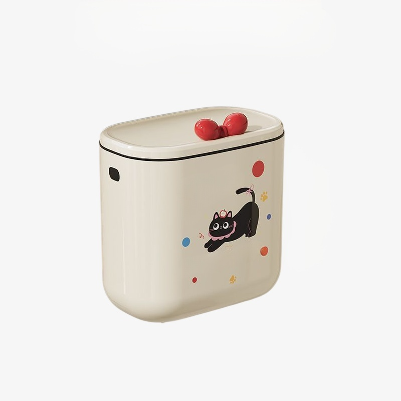 Großer Wandmontierter Mülleimer mit Deckel für die Küchenaufbewahrung