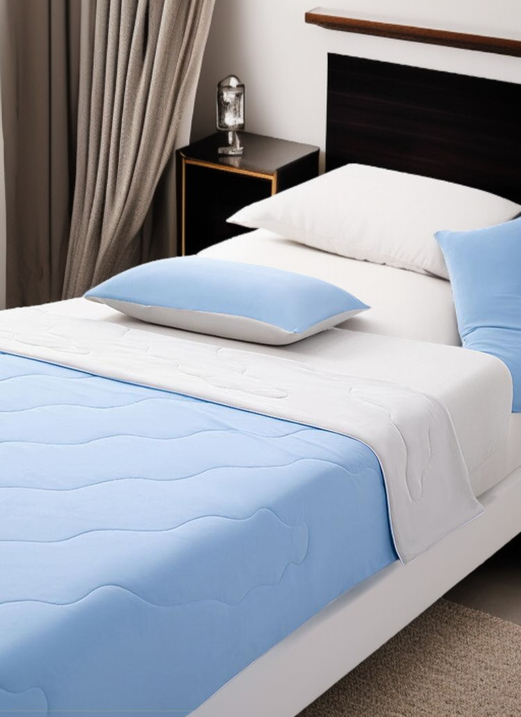 Antibacterial summer quilt with fresh and hygienic materials