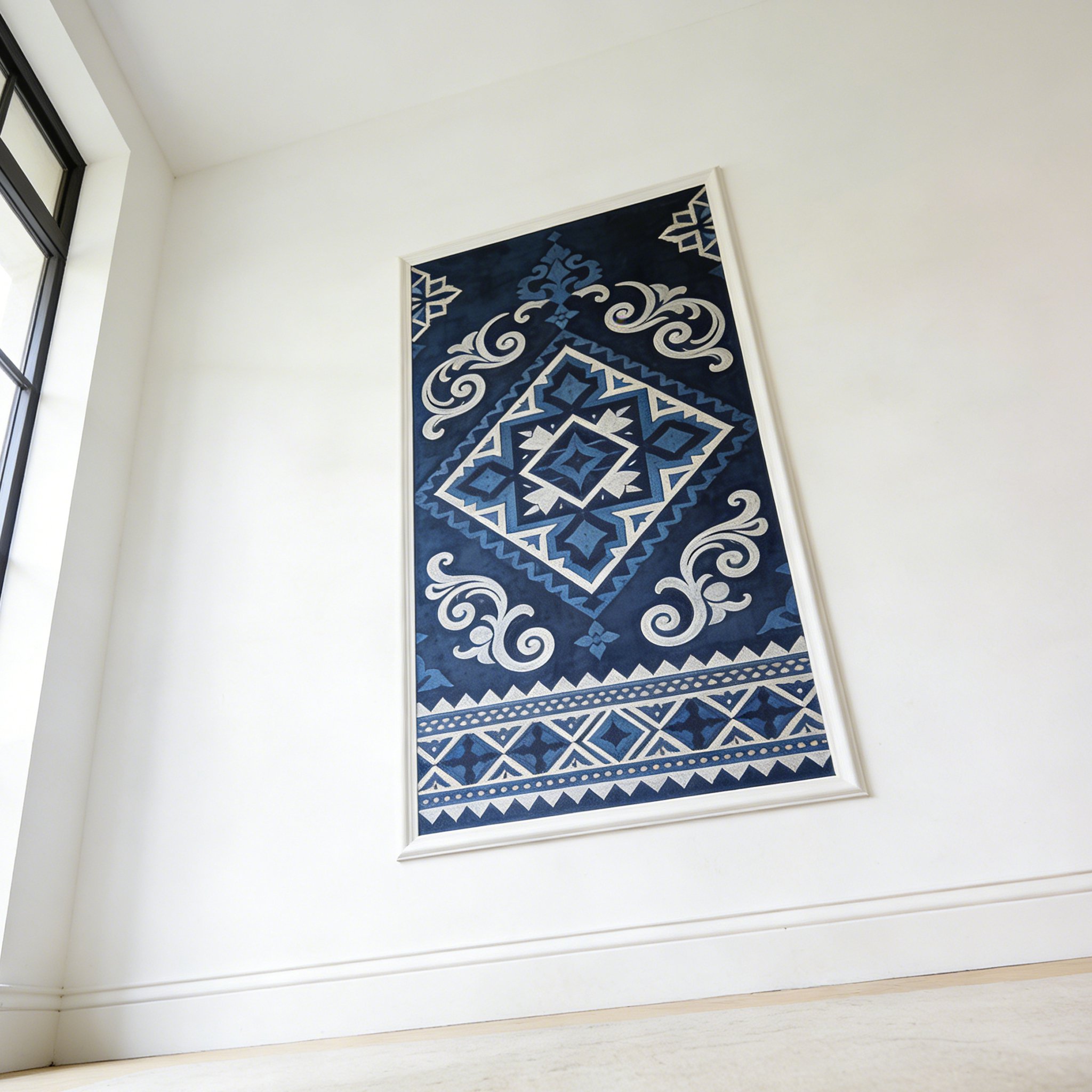 Decorațiune murală cu modele artistice moderne