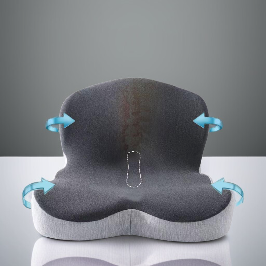 自動車記憶綿座布団腰当て