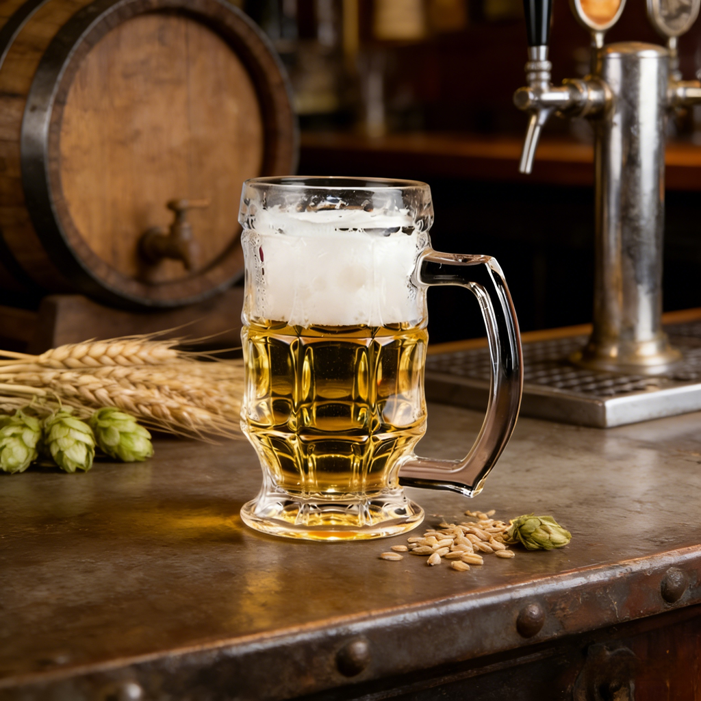Large capacity beer mug