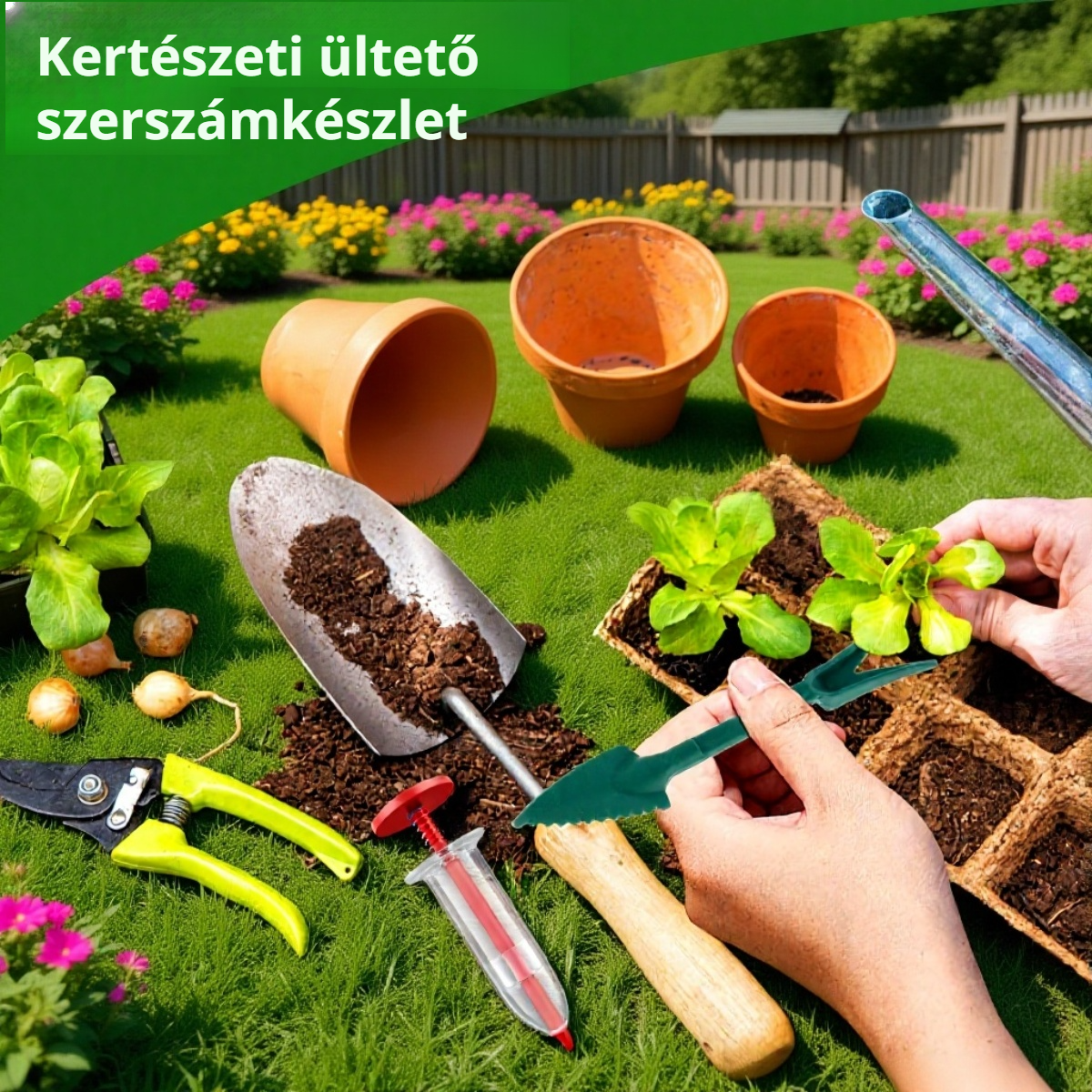 Tartós mini vetőeszközök kis- és nagykertekhez