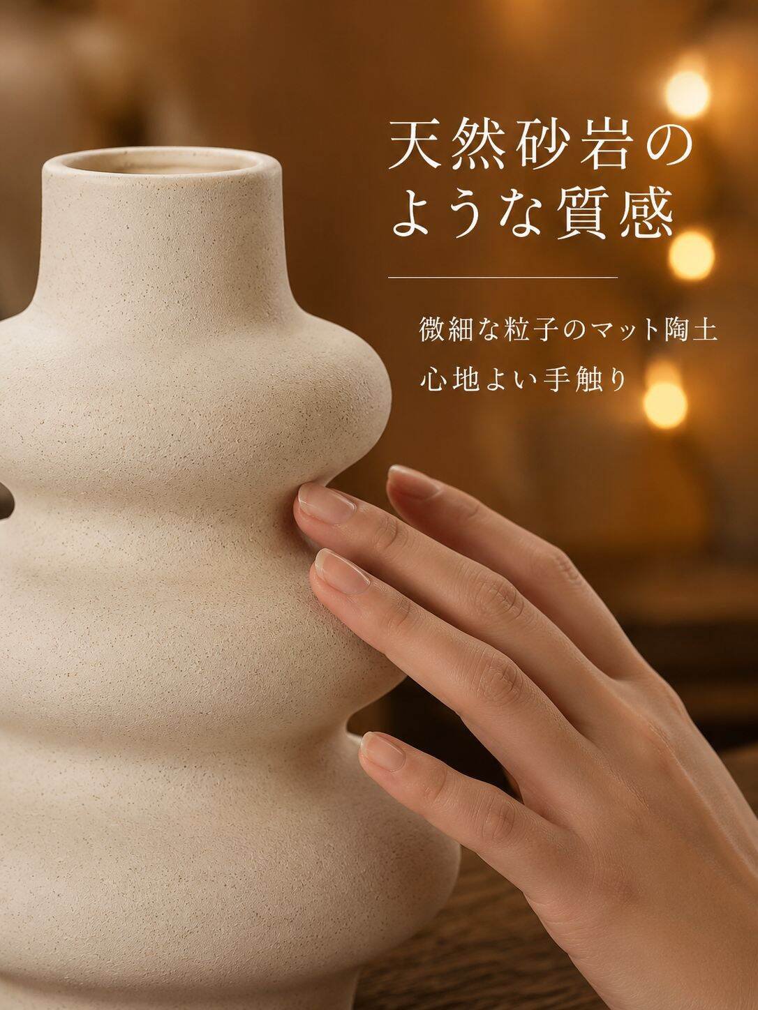 セラミックフロスト花瓶