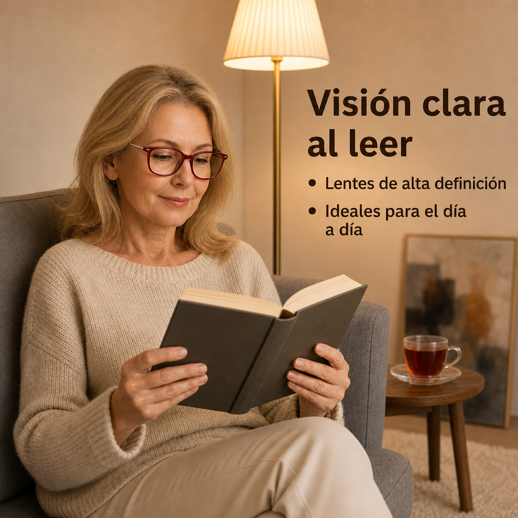Gafas de lectura elegantes para mujer con filtro de luz azul