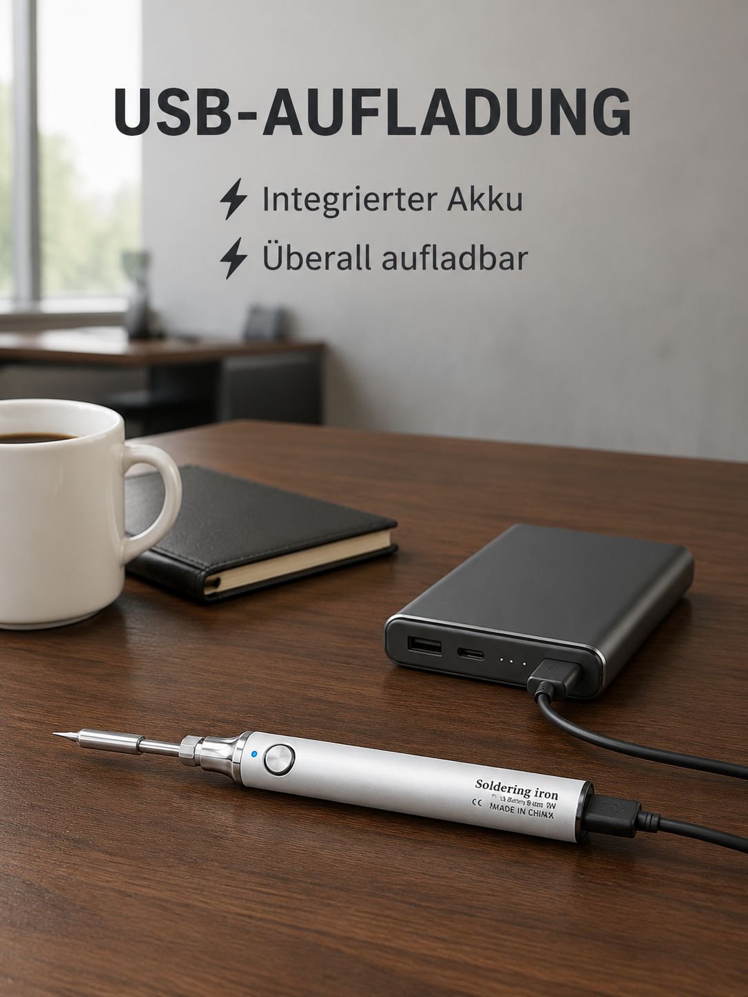 Schnell aufheizender Mini-Lötkolben für Elektronik