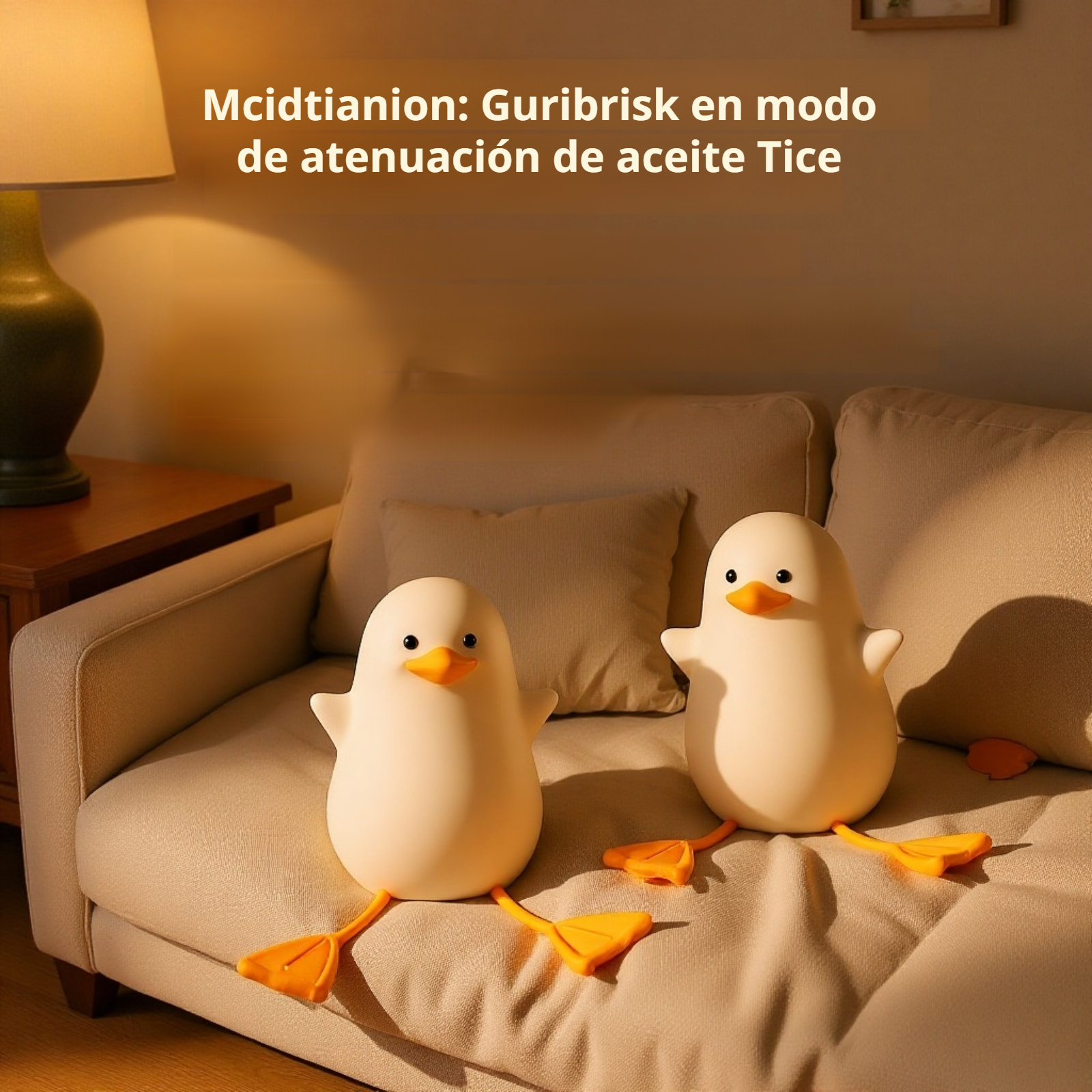 Lámpara de pato para decoración infantil