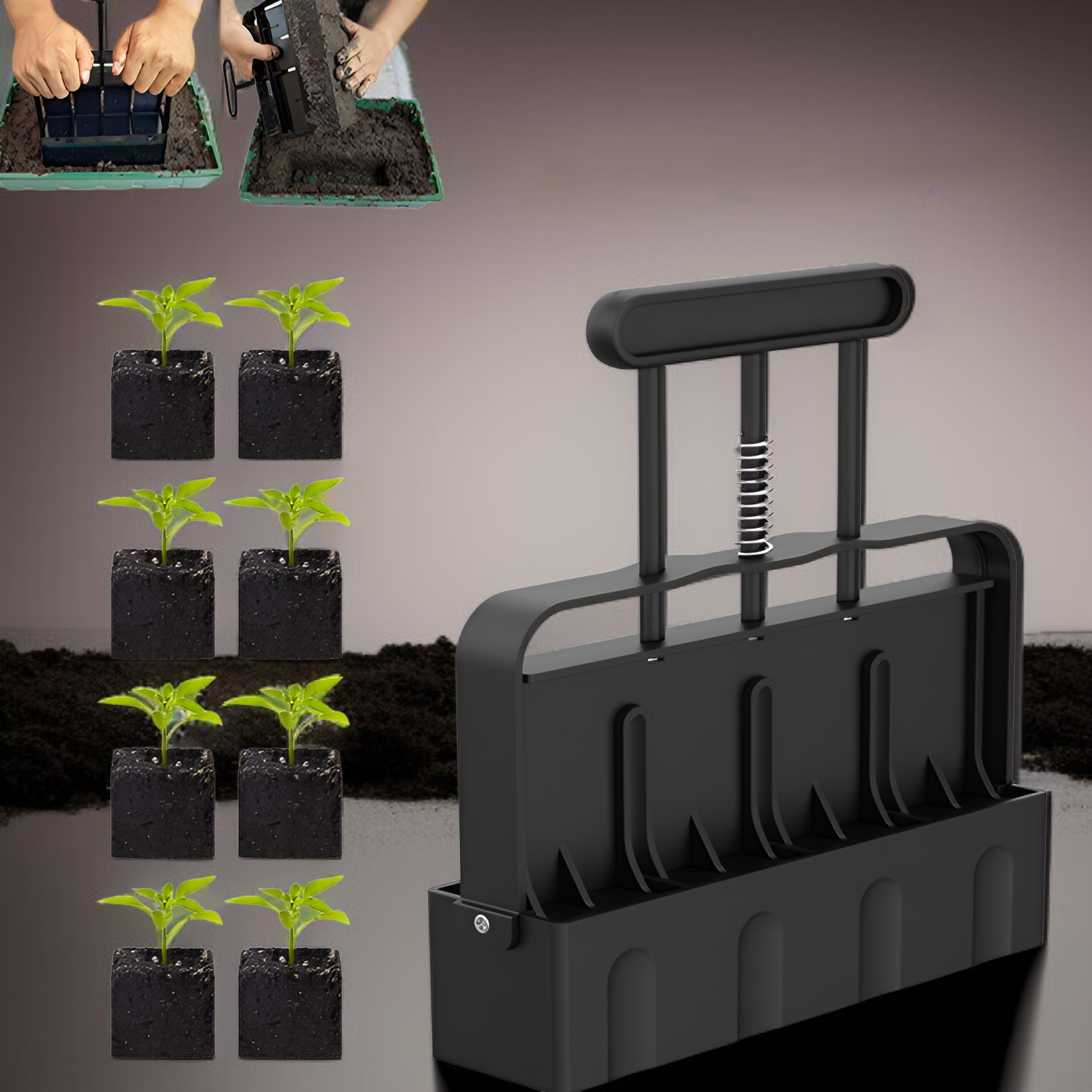 Herramientas para sembrar en el jardín