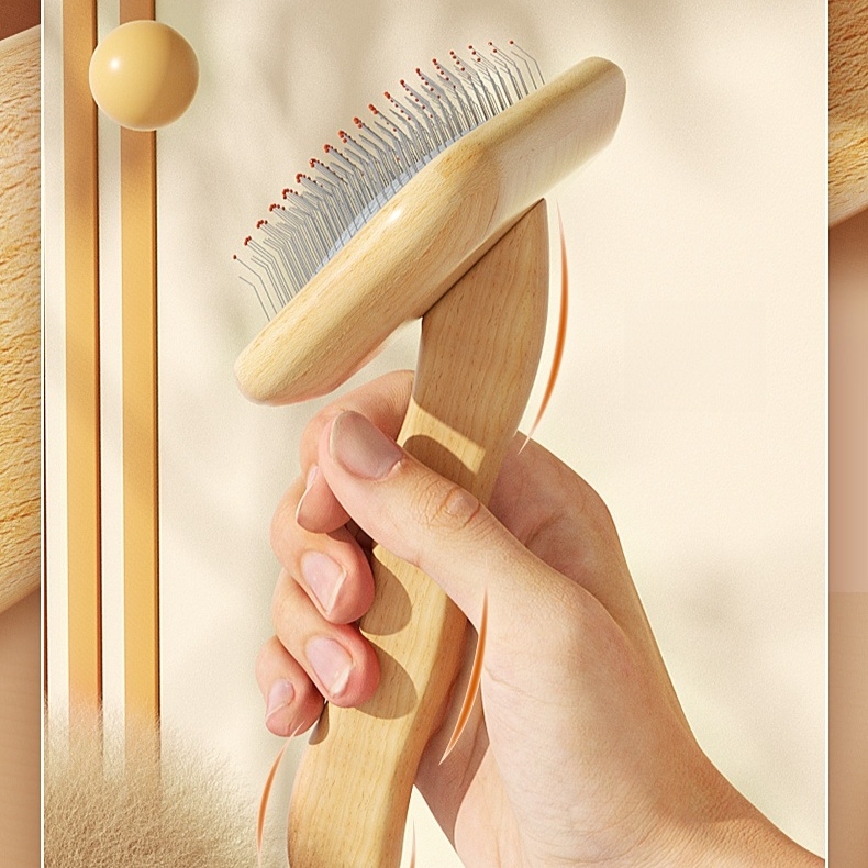 Pet hair tangling removal comb tools