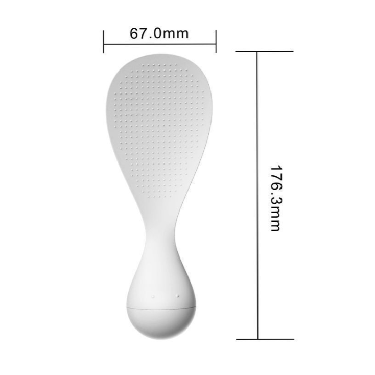 Non-stick upright rice spoon