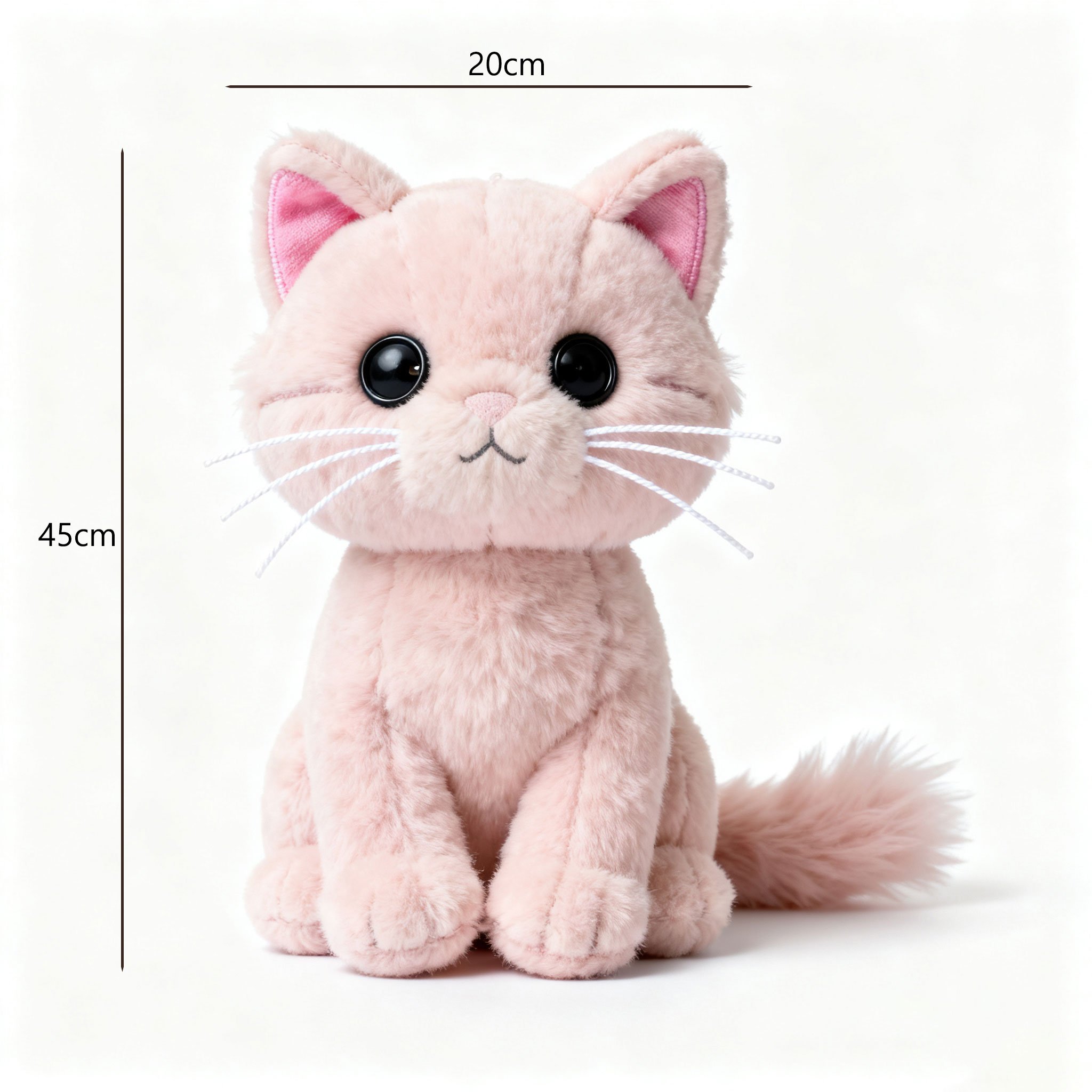 Plyšová kočka v dětské postýlce