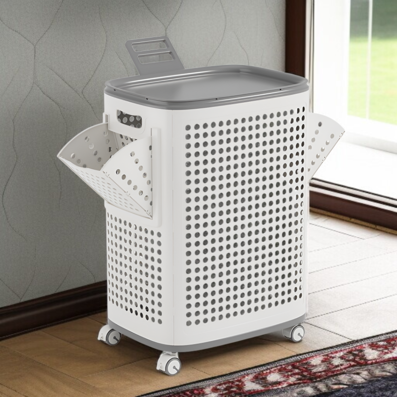 新しいスタイルの汚れた服バスケット家庭用超大容量秋と冬汚れた服バスケット浴室の衣類収納バスケット浴室の洗濯バスケット