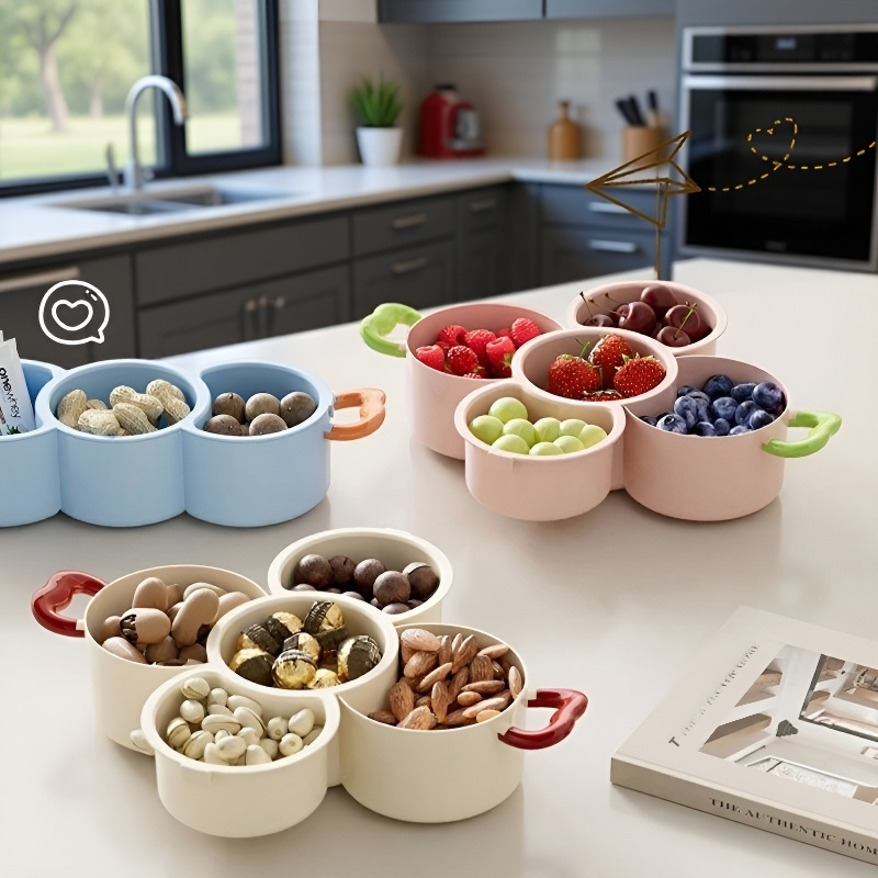 Dvoupatrový omyvatelný koš na ovoce s odvodněním 