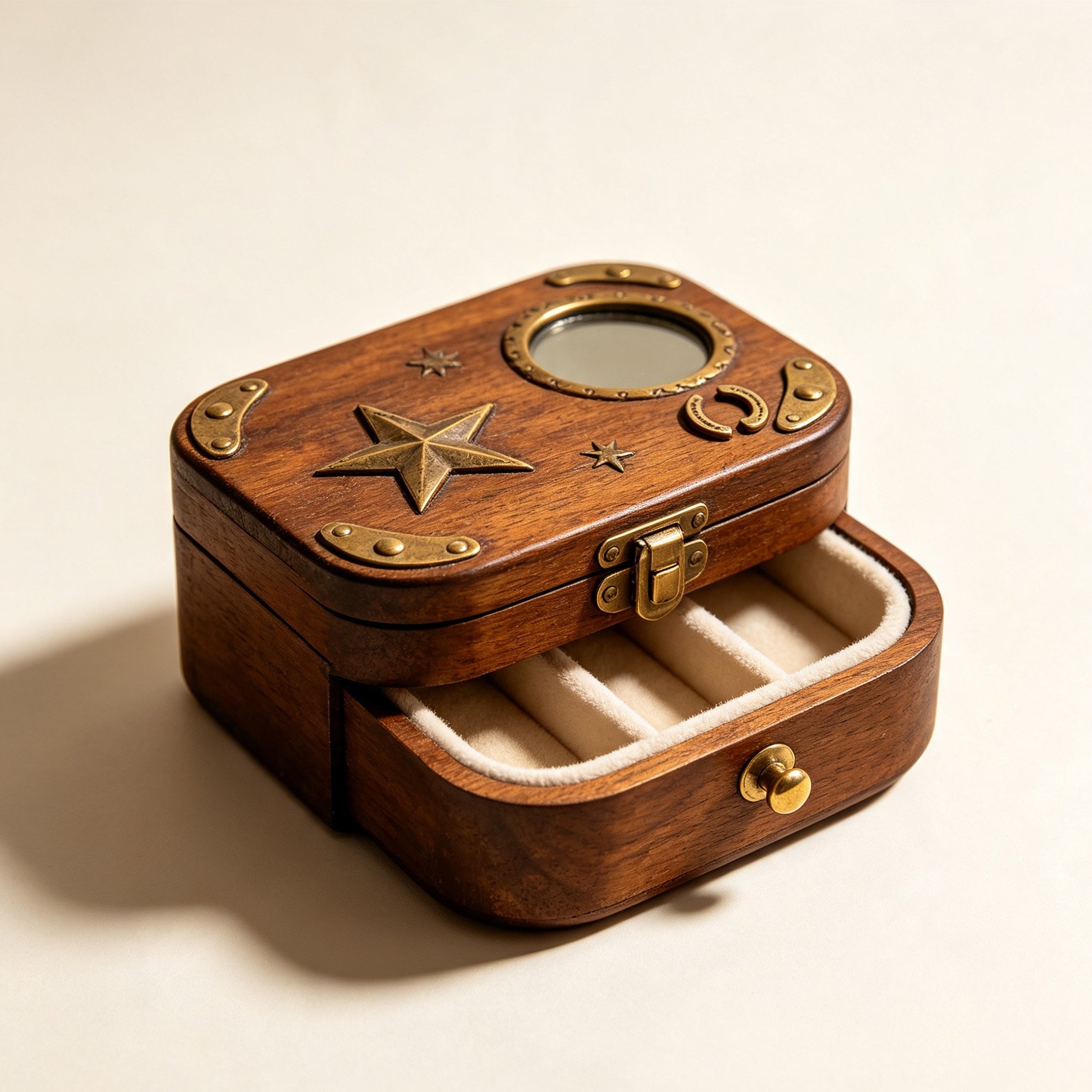 Western Star Vintage Jewelry Box