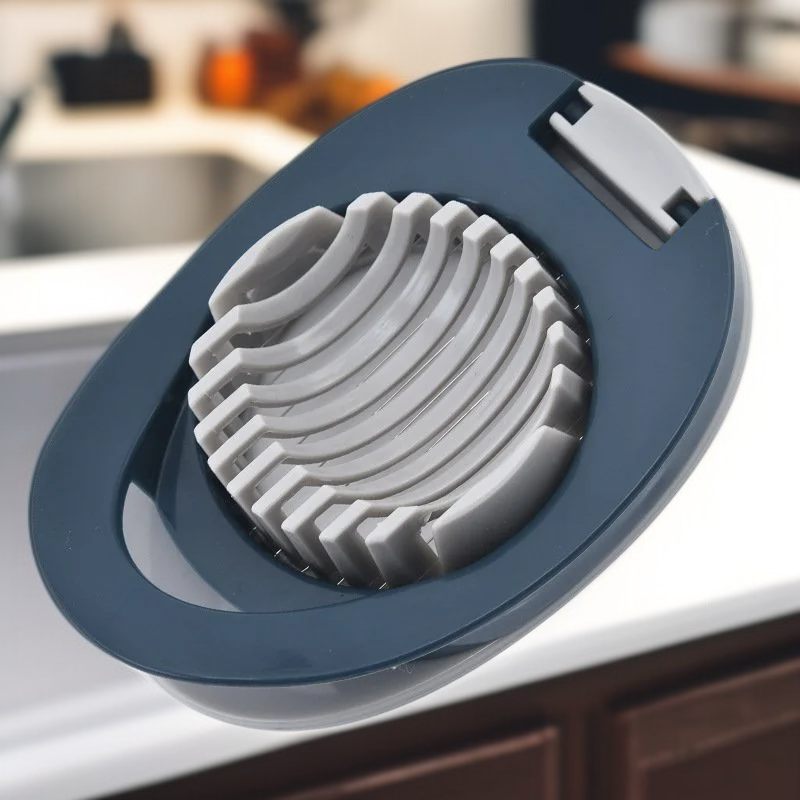 다기능 계란 슬라이서, 반숙란을 쉽게 자를 수 있음