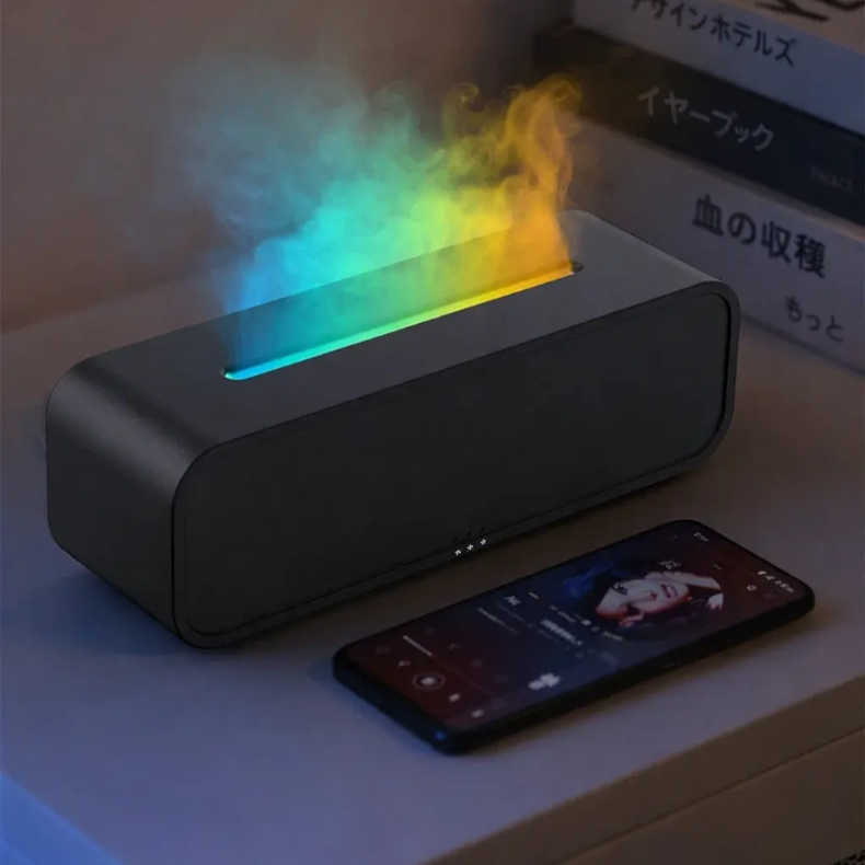 Difusor ultrasónico con luz LED dinámica