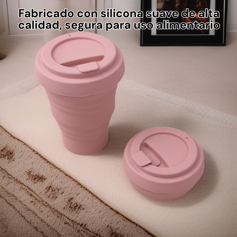  Vaso plegable de silicona suave