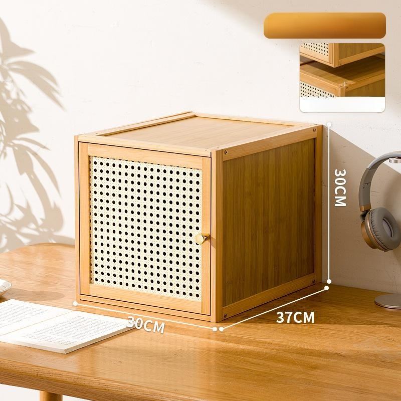 ตู้ไม้เนื้อแข็งตรวจสอบฟรีรวมชั้นจัดเก็บตู้ลิ้นชัก