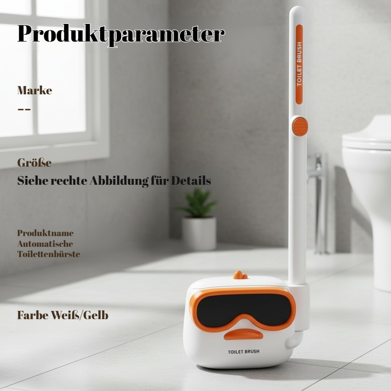 Wandmontierte Toilettenbürste für den Haushalt, ohne tote Winkel