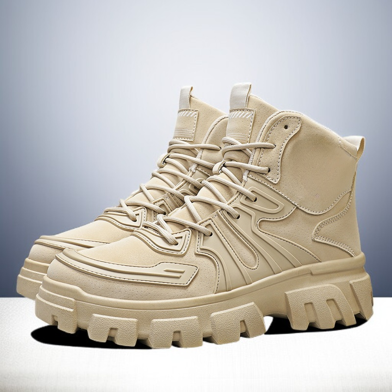 メンズ厚底ハイキングマーチンシューズ