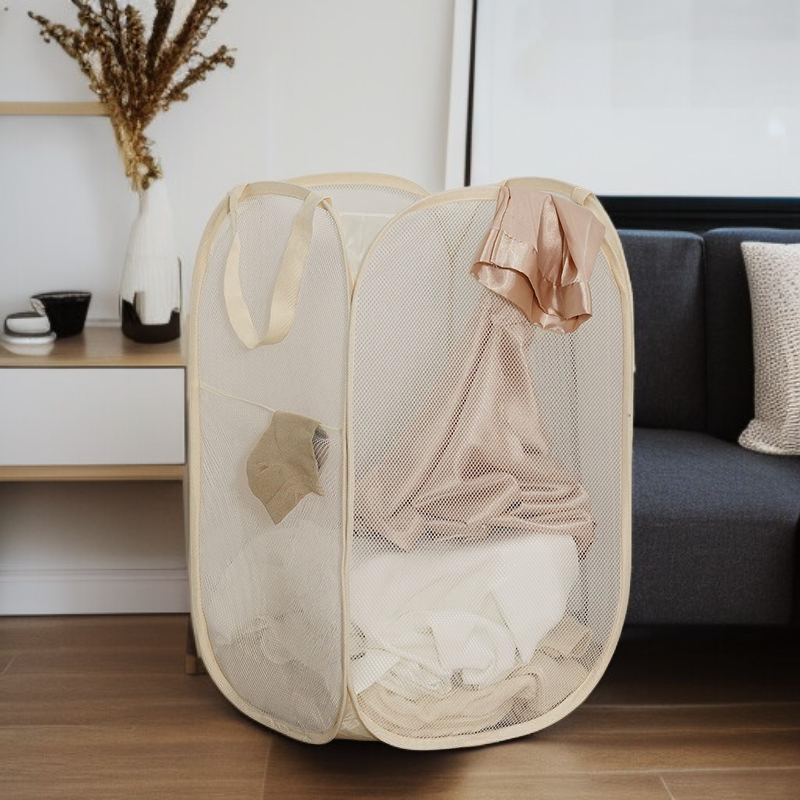 سلة غسيل الملابس المنزلية القابلة للطي لتخزين الملابس