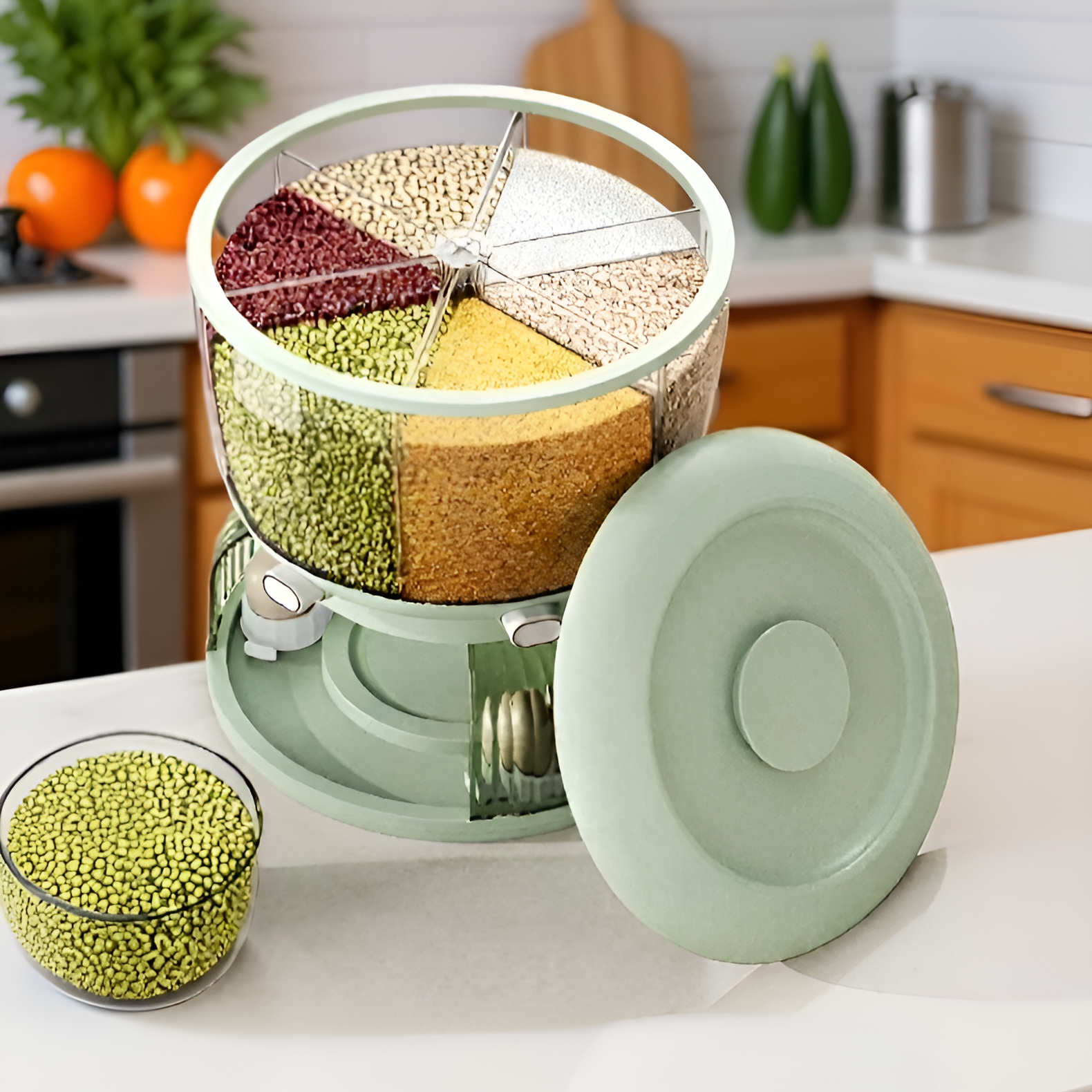 家用多功能收納桶擺放展示