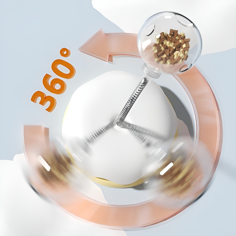 고양이 오뚜기 낚싯대 장난감 지능 회전판 간식볼 혼자 노는 용품