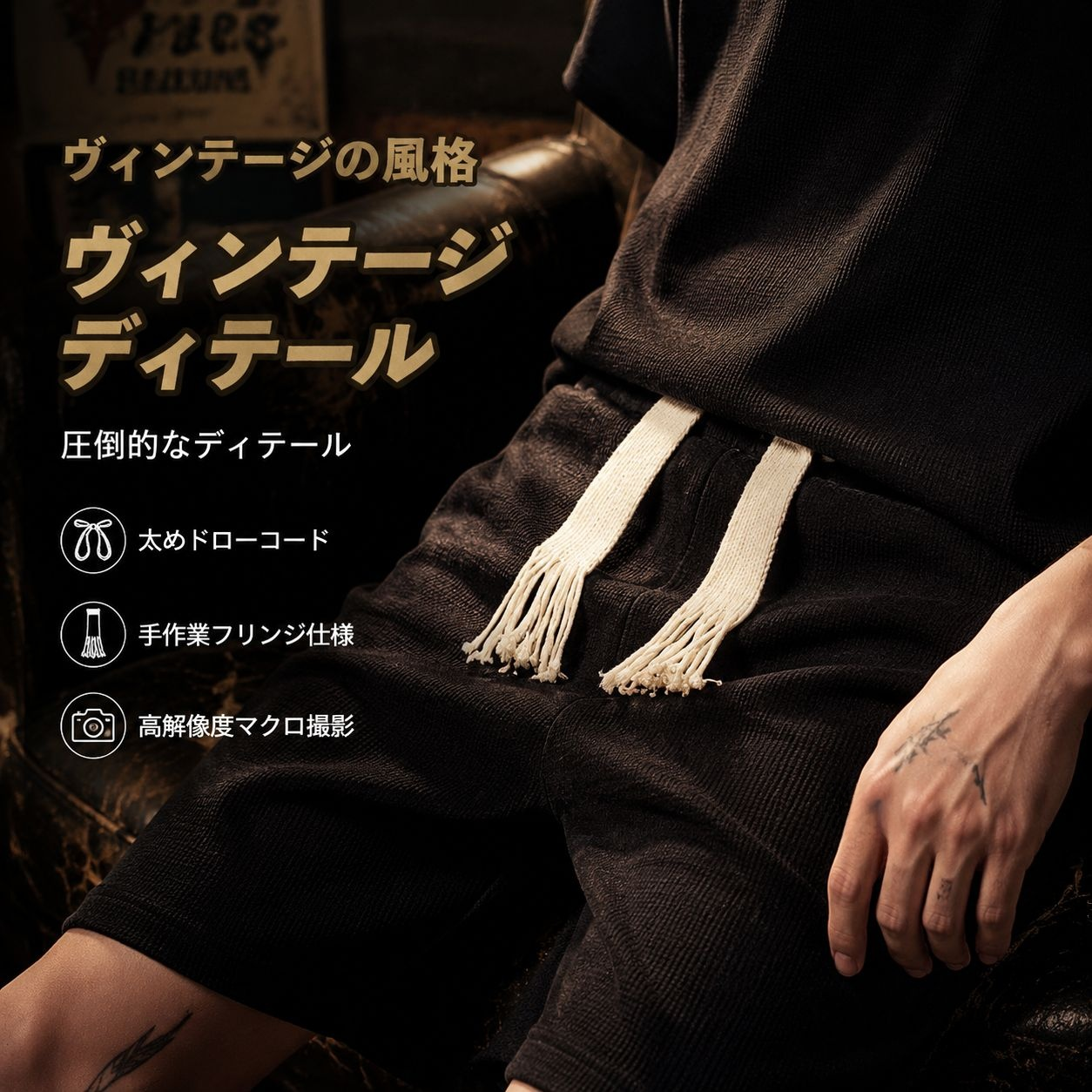ビッグサイズ メンズ ワッフル半袖ショートパンツトレーニングセット