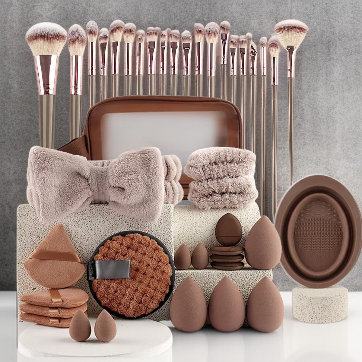 메이크업 퍼프 세트 대형 미용 도구 조합 세트 세안 퍼프