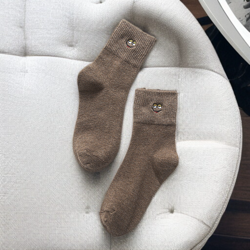 여성용 스포츠 캐주얼 중목 양말