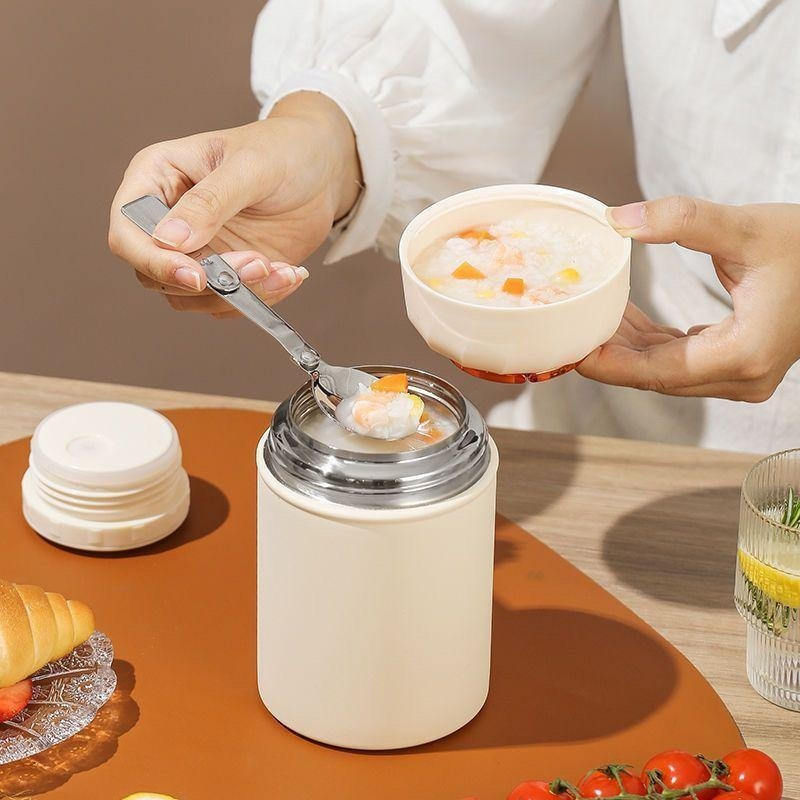 Multi-functional Portable Insulated Lunch Jar
