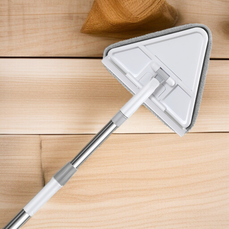 家庭用高層折りたたみ多機能三角モップ 伸縮調節可能なクリーン天井 窓拭きに最適